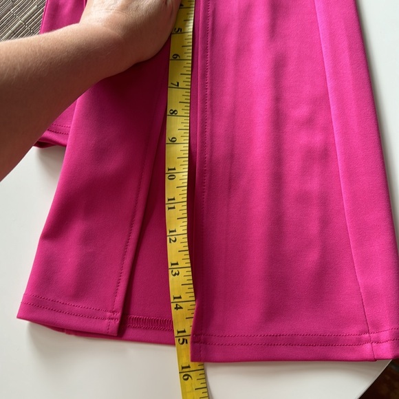 Fuchsia pants with front slits. Size S - Picture 11 of 13